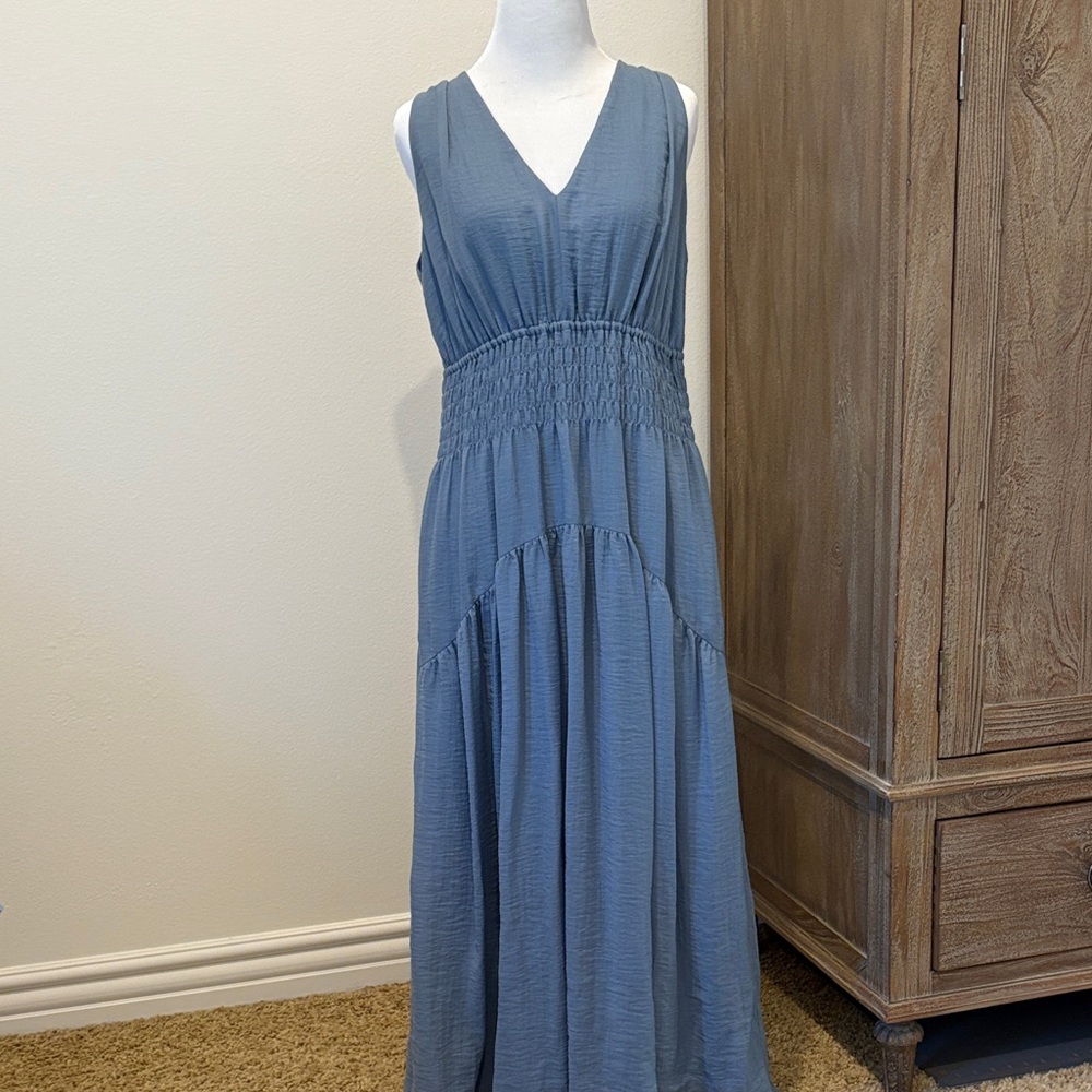 Vince Slate Blue Maxi Dress